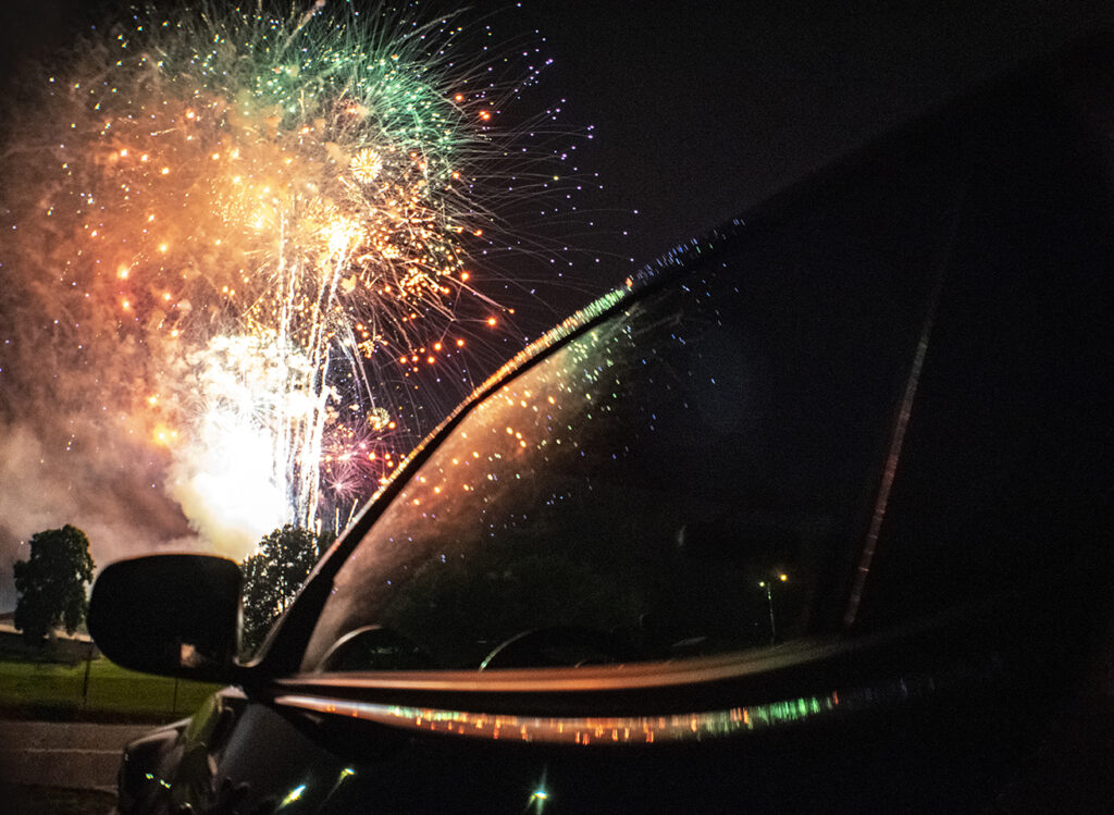 Nissan 370z July 4th Fireworks