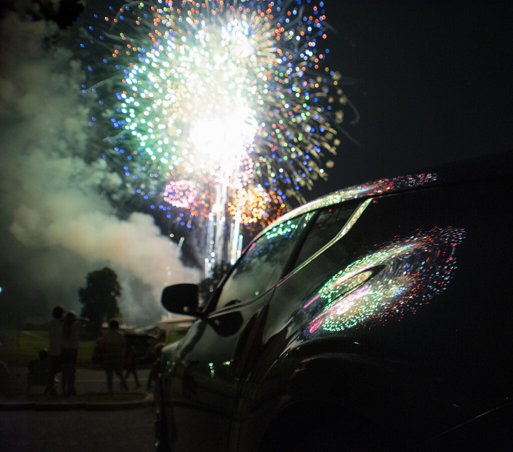 Nissan 370z July 4th Fireworks